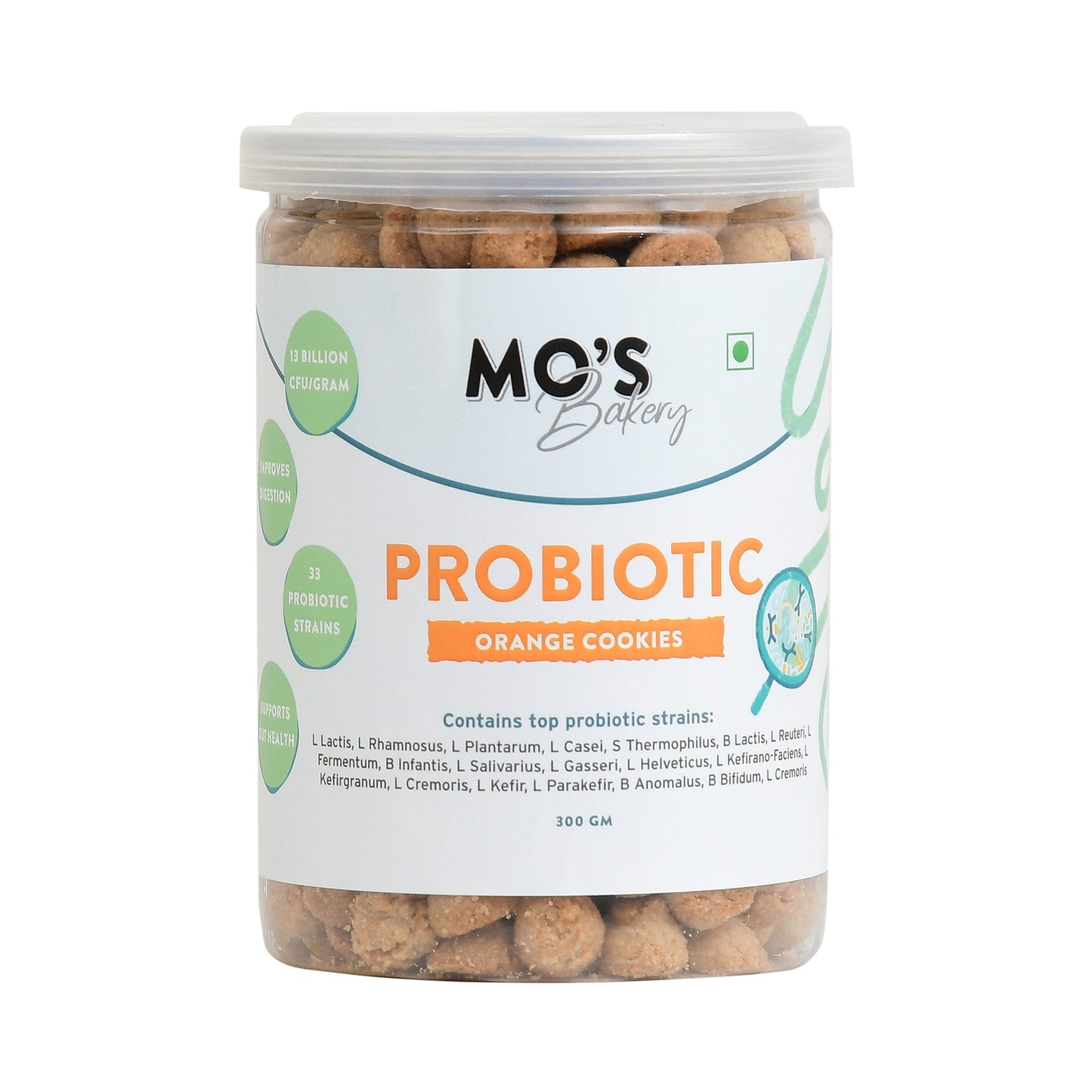 Probiotic Cookies Orange