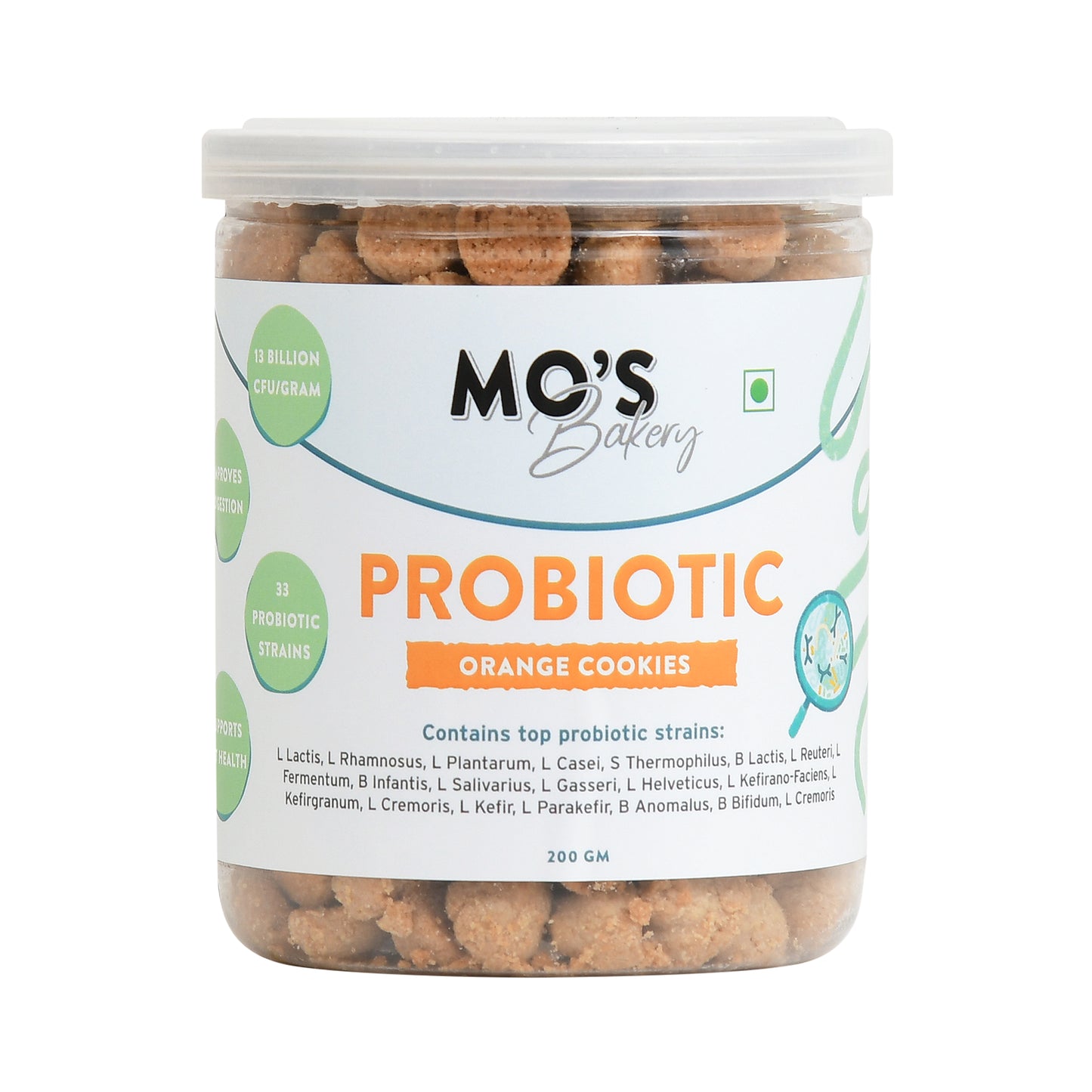Probiotic Cookies Orange
