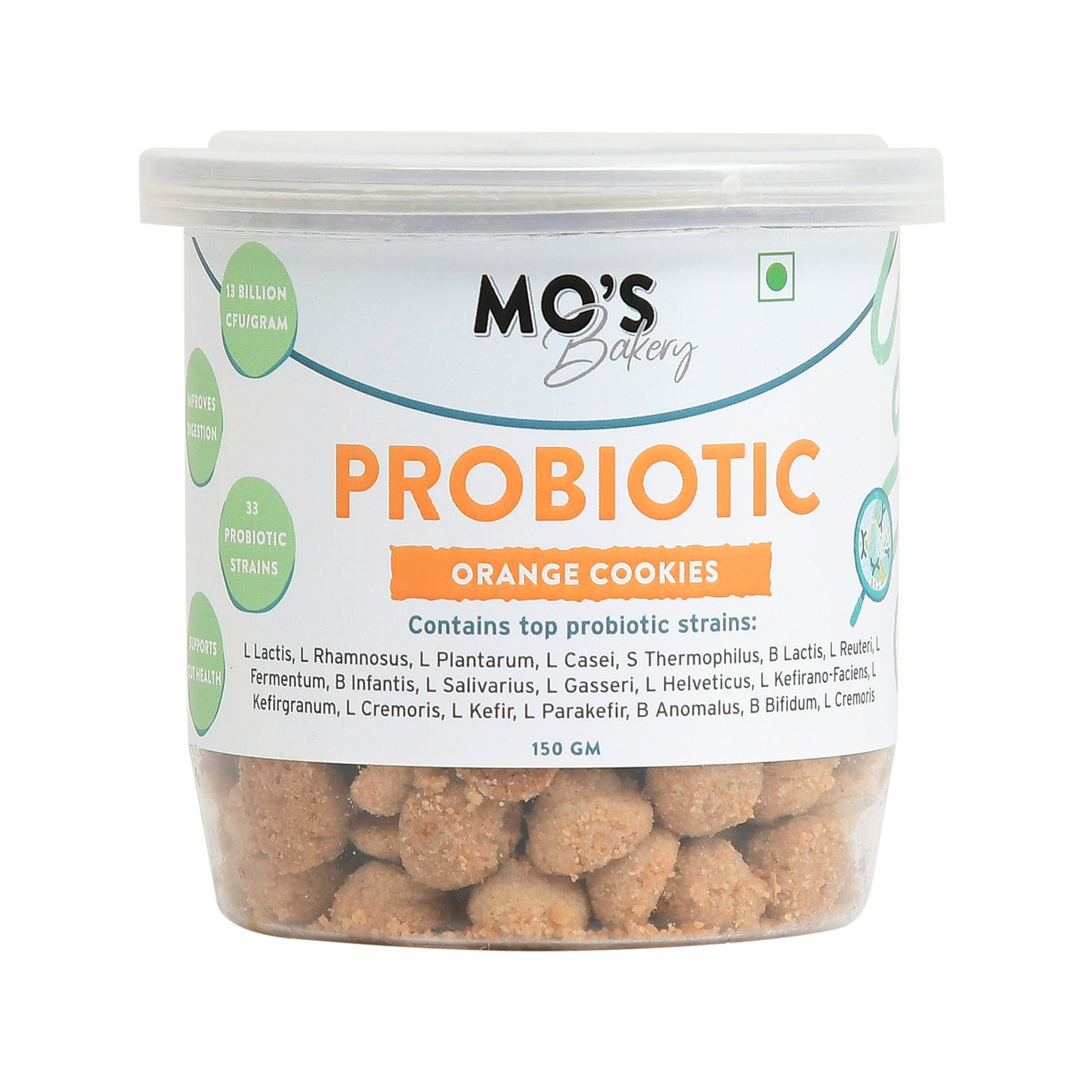Probiotic Cookies Orange