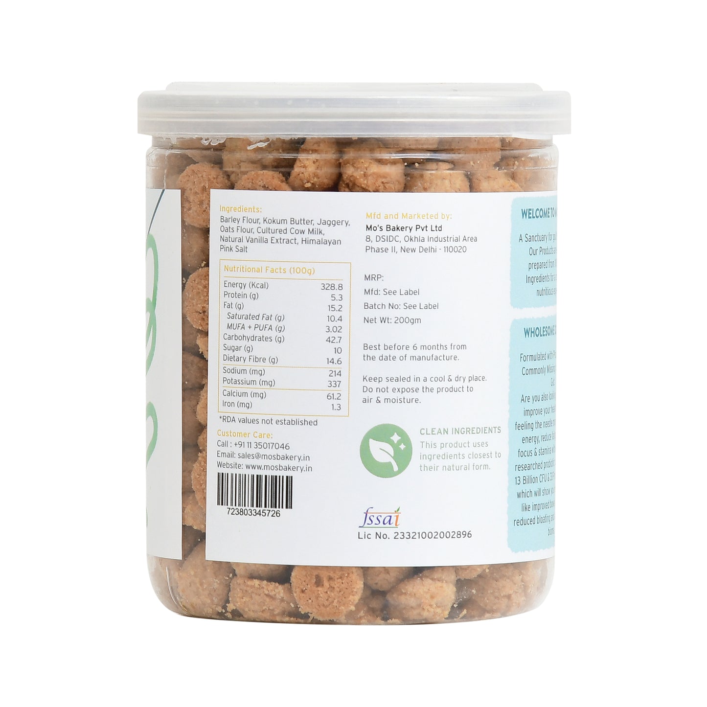 Probiotic Cookies Unflavoured