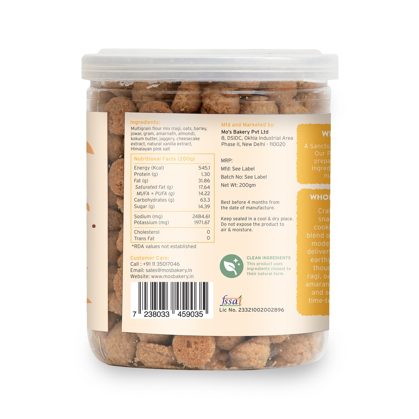 Cheesecake Multigrain Cookies