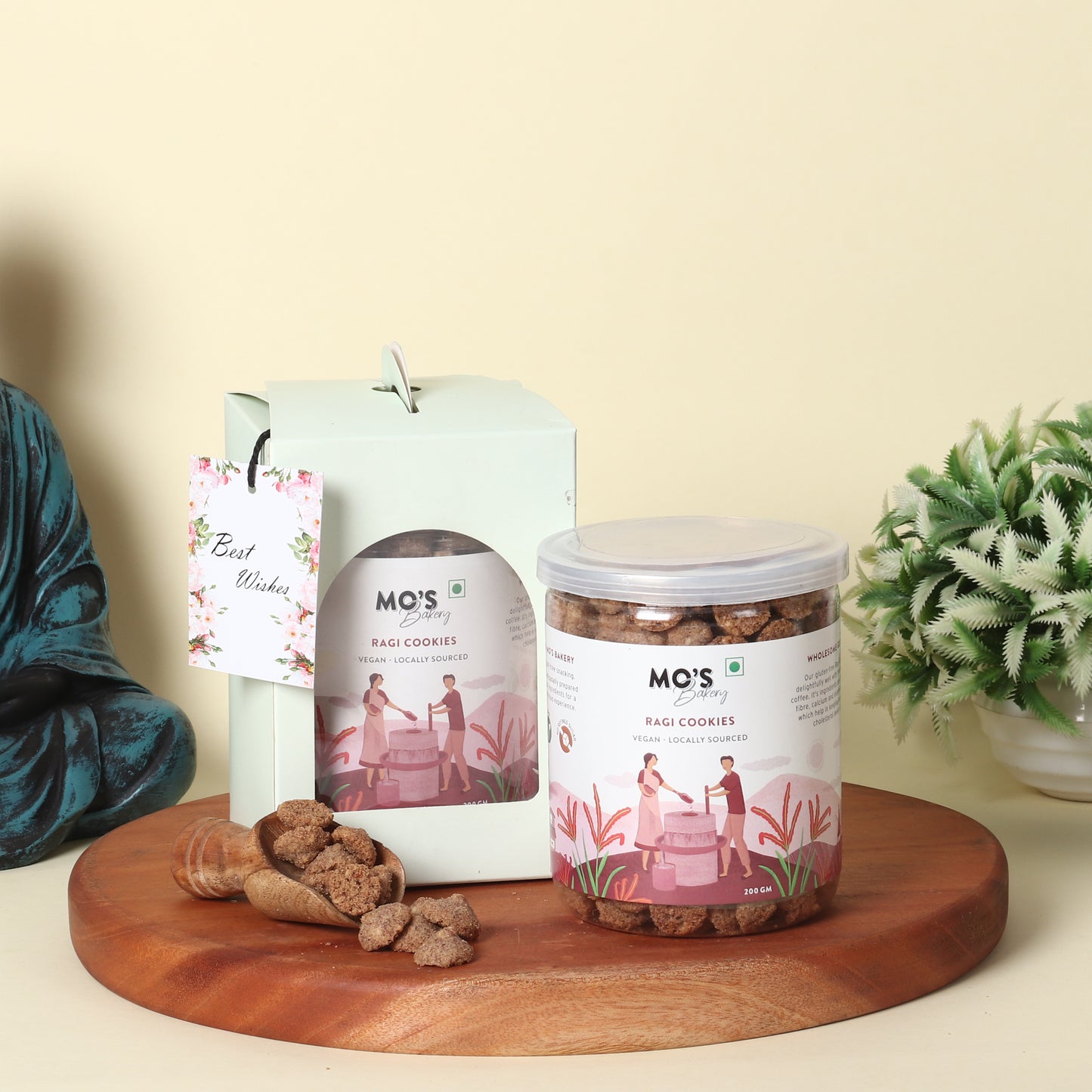 Ragi Cookies Blue Gift Box