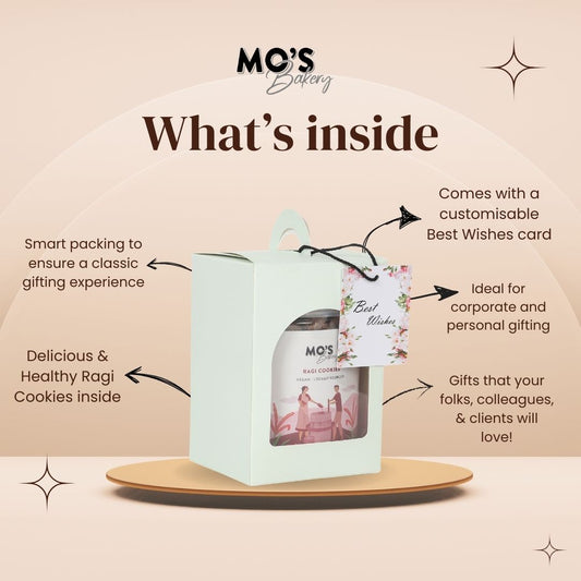 Ragi Cookies Blue Gift Box