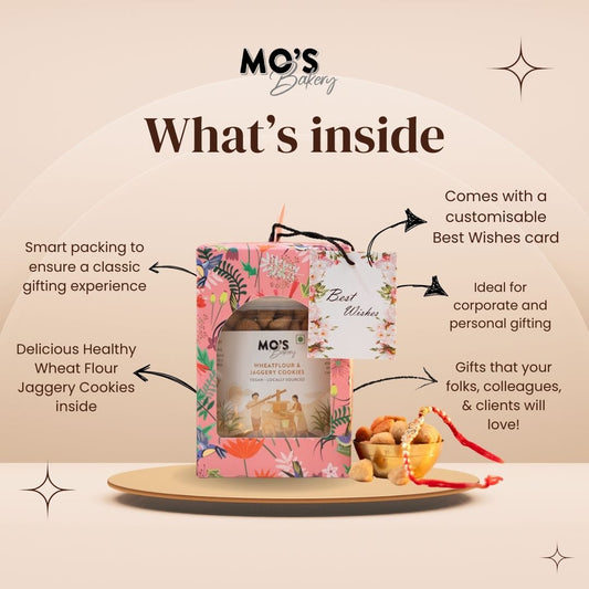 Premium Pink Gift Box | Wheatflour & Jaggery Cookies Cookies