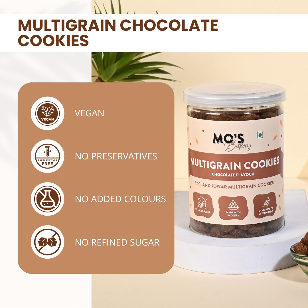Chocolate Multigrain Cookies