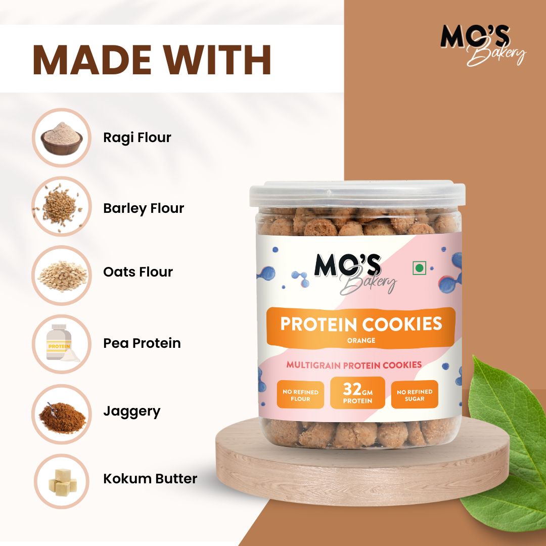 Orange Protein Cookies