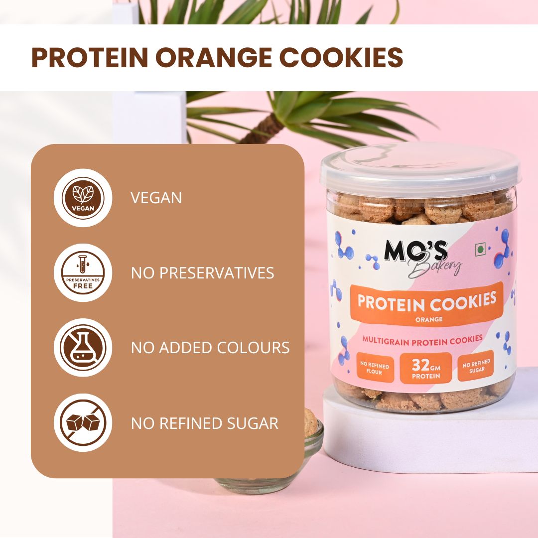 Orange Protein Cookies