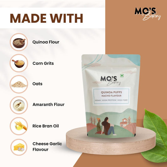 Quinoa Puffs Nacho Flavour