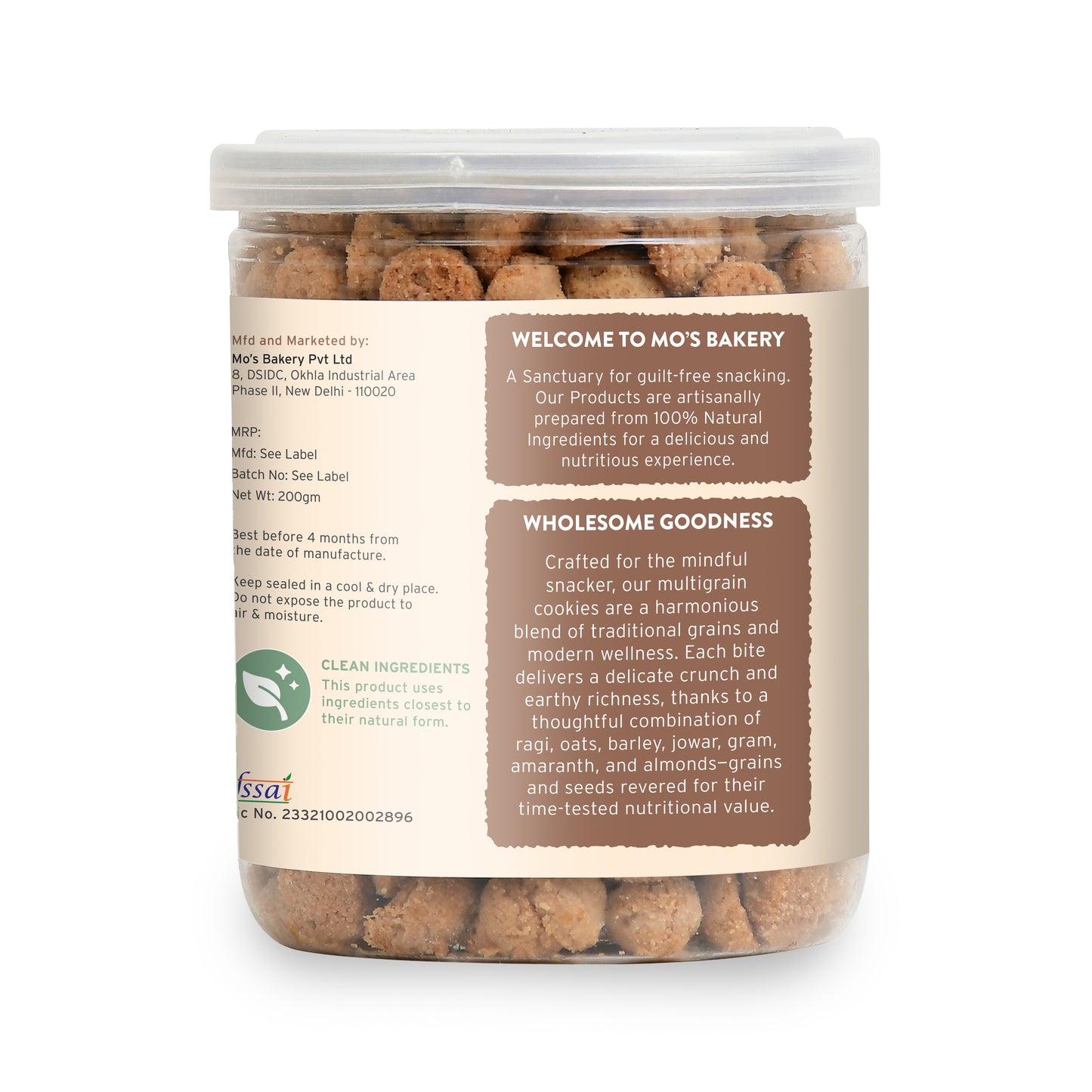 Chocolate Multigrain Cookies