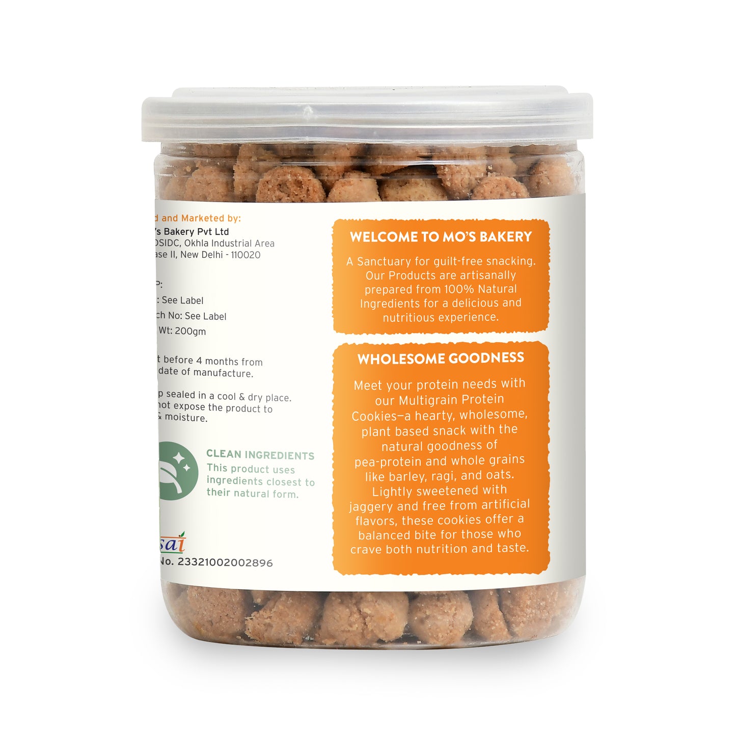 Orange Protein Cookies