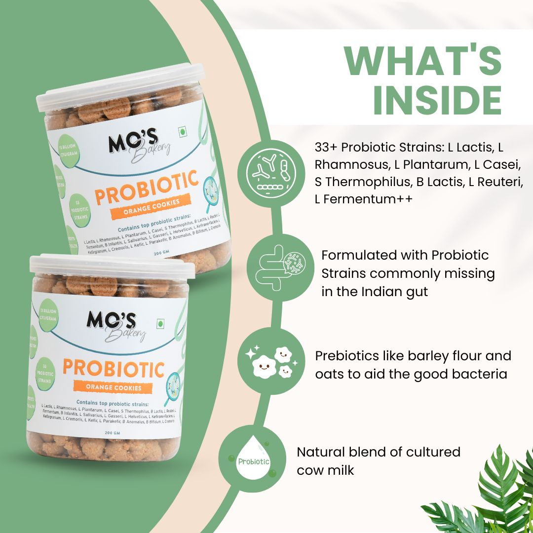 Probiotic Cookies Orange