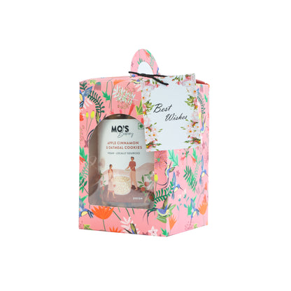 Premium Pink Gift Box| Apple Cinnamon & Oatmeal Cookies