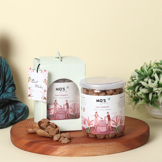 Ragi Cookies Blue Gift Box