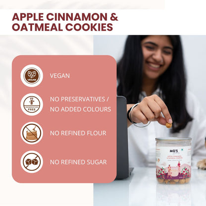 Apple Cinnamon & Oatmeal Cookies