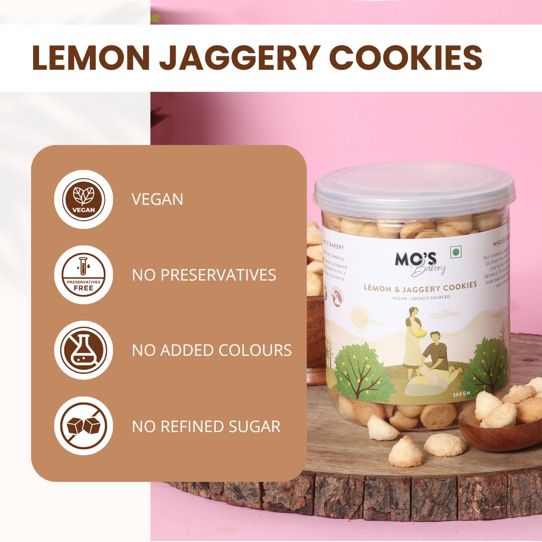 Lemon & Jaggery Cookies