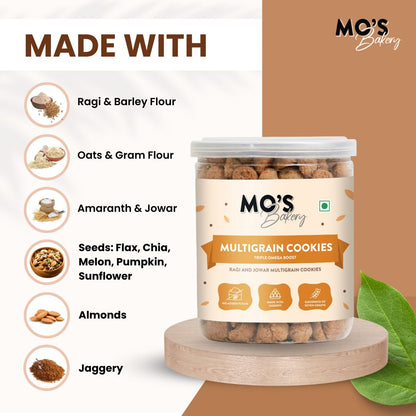 Triple Omega Multigrain Cookies (with the power of omega rich seeds)