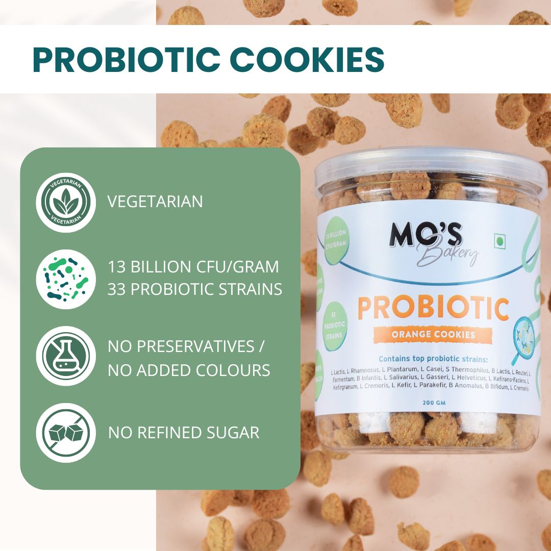 Probiotic Cookies Orange