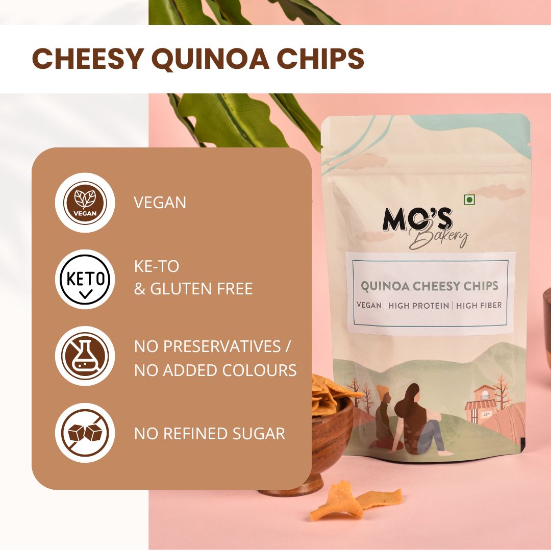 Quinoa Cheesy Chips