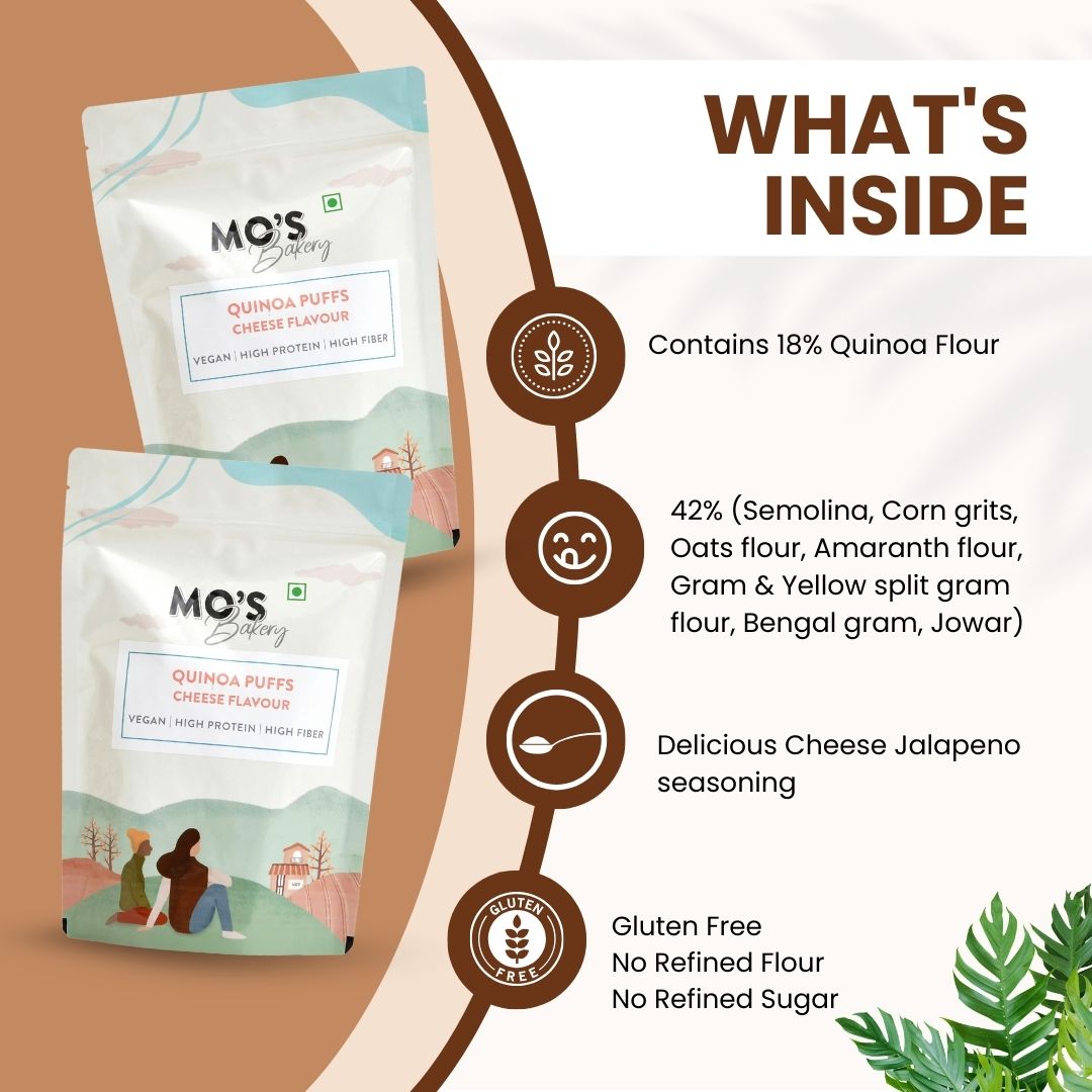 Quinoa Puffs Cheese Flavour