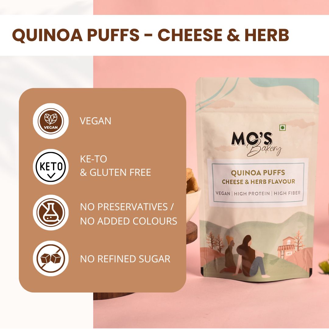 Quinoa Puffs Cheese & Herb Flavour