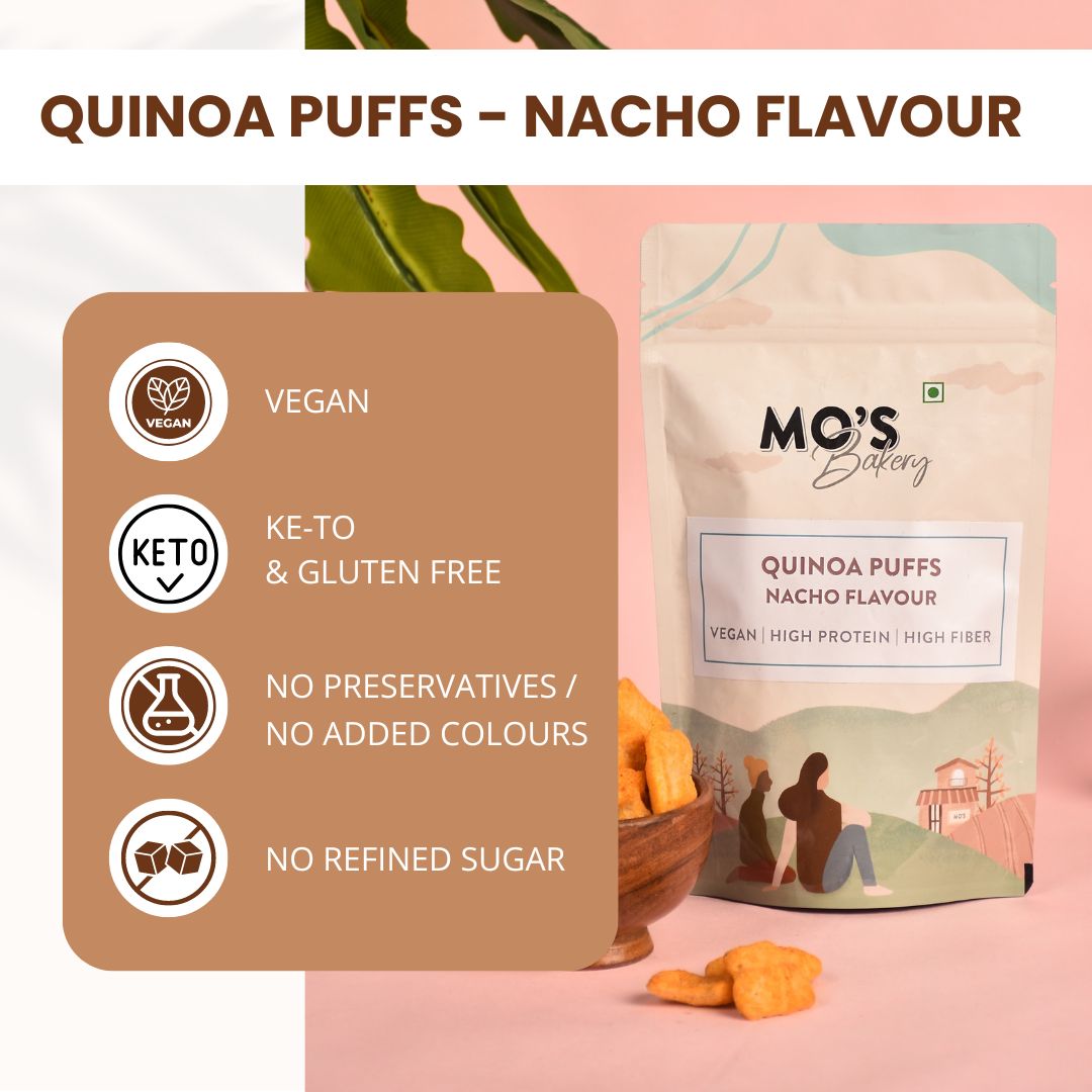 Quinoa Puffs Nacho Flavour