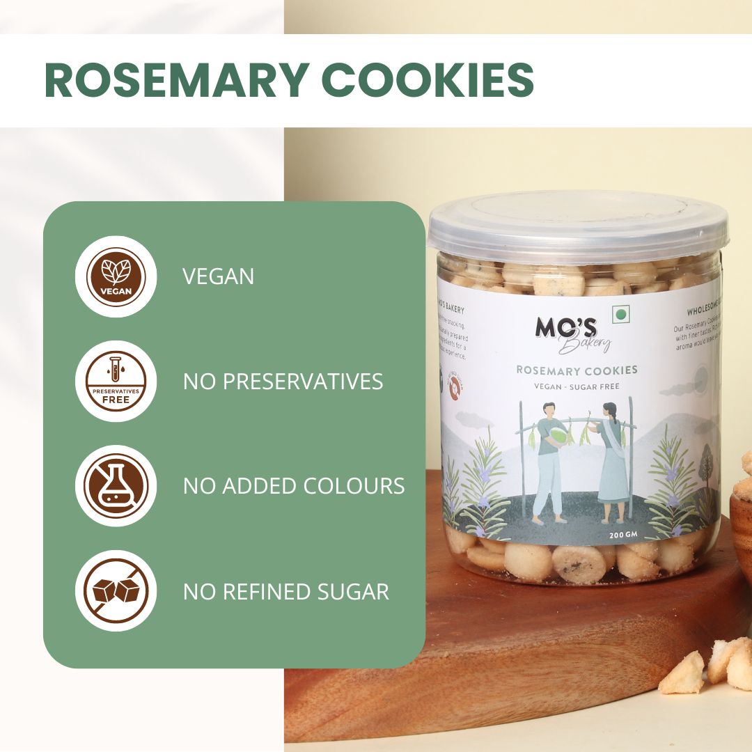 Sugar Free Rosemary Cookies