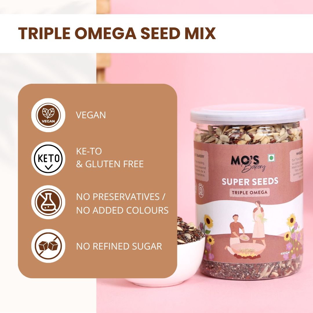 Classic Salted Triple Omega Seeds Mix